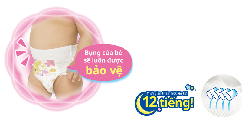 Choose Moony diapers according to your baby's development