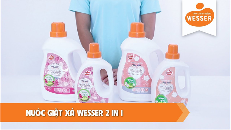 Wesser 2in1 baby laundry detergent