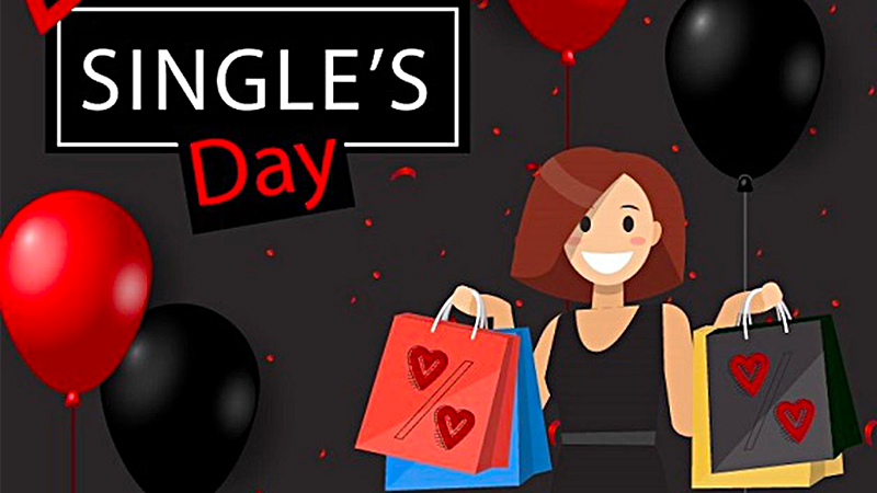 Why is 11/11 Singles' Day a shopping holiday?
