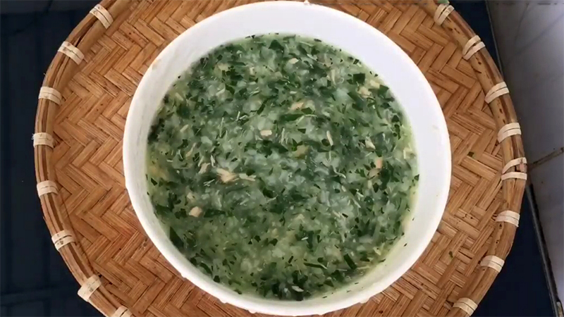 Salmon Porridge with Spinach