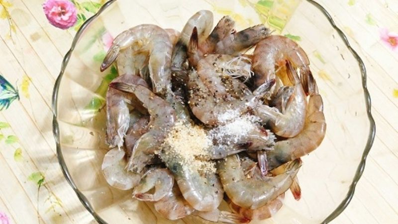 Marinated shrimp