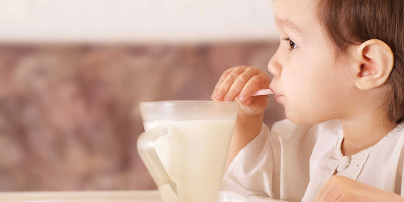Milk and soy milk help children grow taller