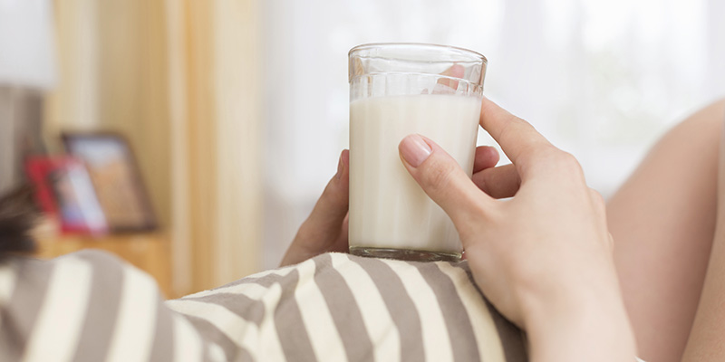 Drinking milk during pregnancy can cause allergies if it is not suitable for you
