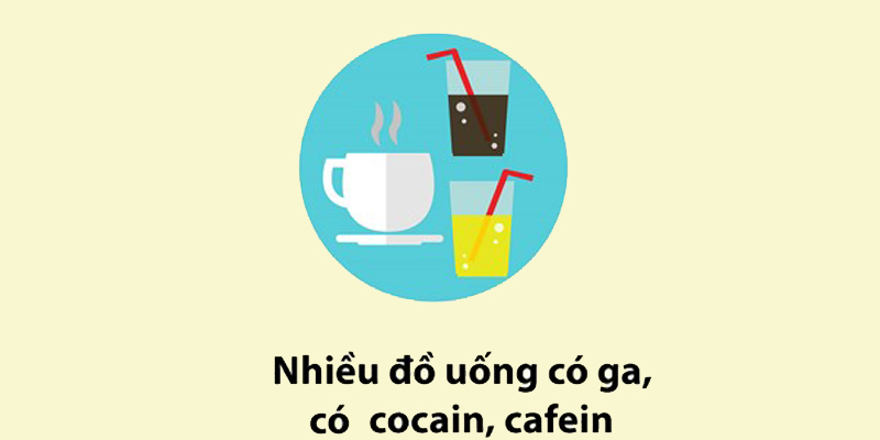 Carbonated drinks, cocaine, caffeine