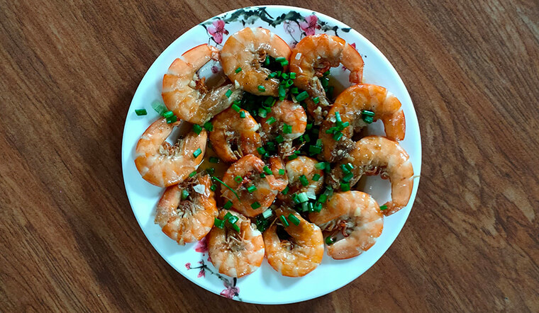 How to make salty, sweet, and delicious shrimp rim with rice