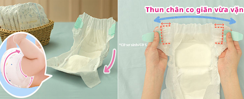 Choose Moony diapers according to your baby's development