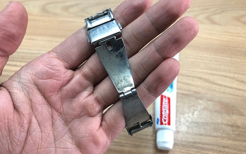 The watch has not been cleaned