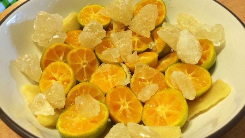 How to make kumquat with rock sugar