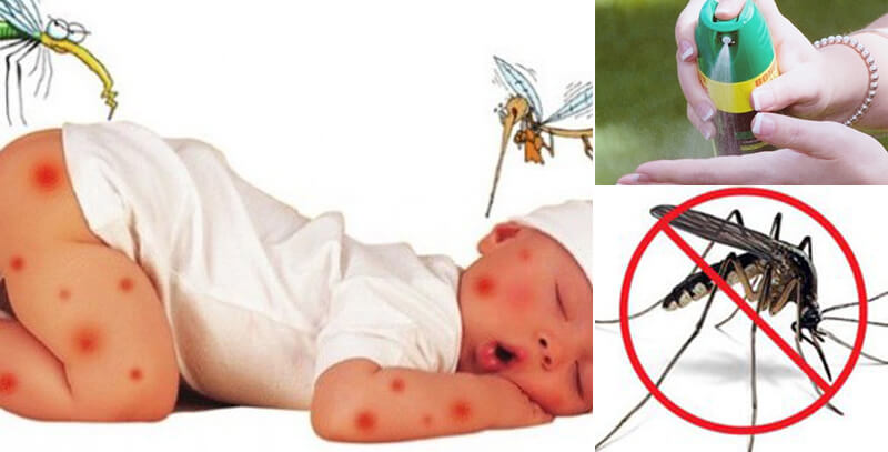 Babies under 2 months old do not use any mosquito repellent for babies