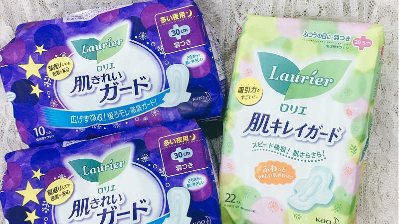 Laurier sanitary napkin - brand from Japan
