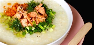 How to cook salmon porridge for babies without fishy