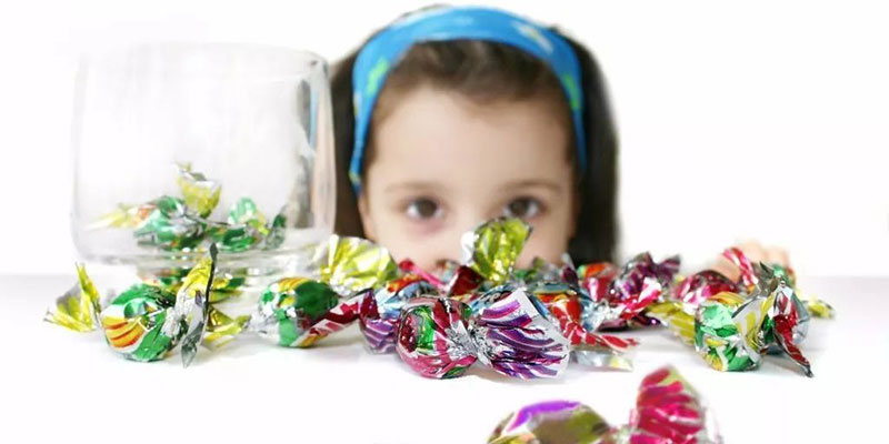 Keep candy and soft drinks out of sight