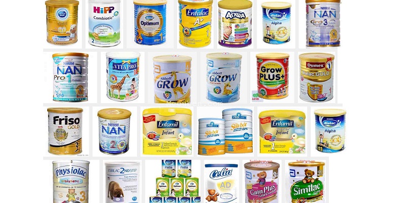 Baby milk powder at Bach Hoa Xanh is diverse in price and brand.